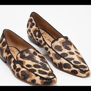 NIB Sam Edelman Emelie loafers brown multi animal print